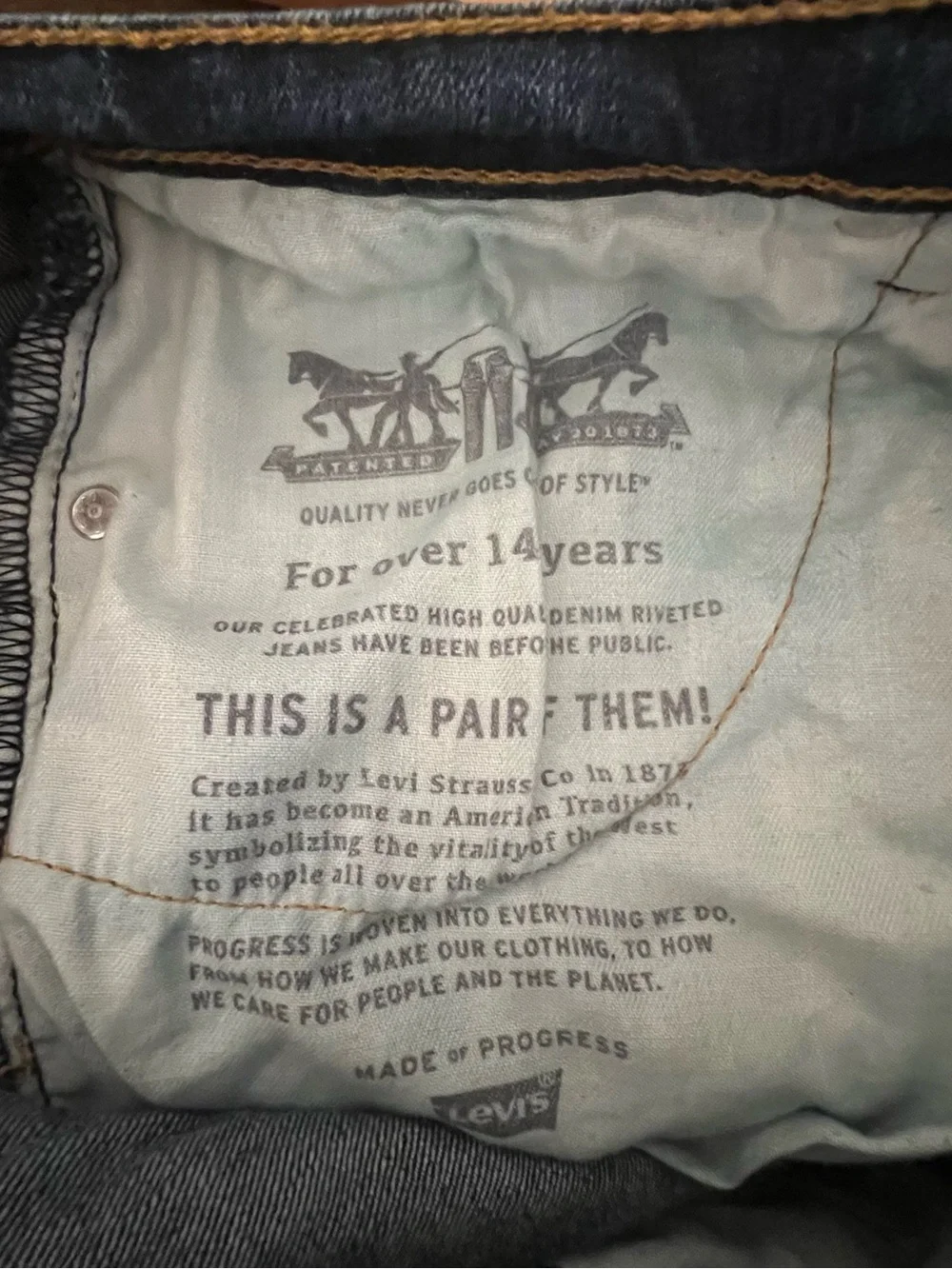 Levis classic bootcut